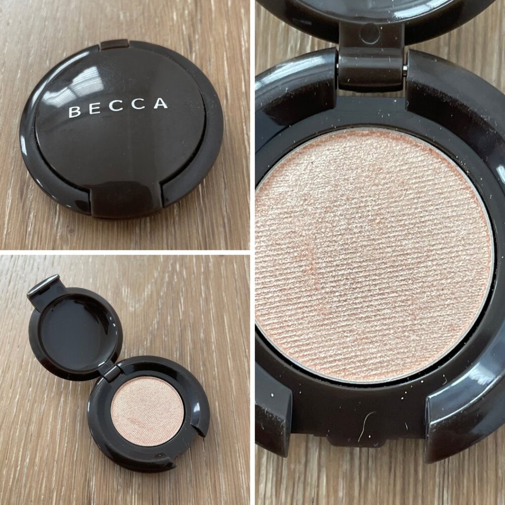 Becca Makeup Highlighter Champagne Pop Mini Travel Size Sample Gold Peach